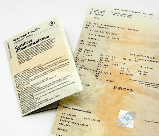 Carte grise numéro châssis : tout savoir sur ce code essentiel