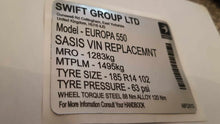 Kit complet d'autocollants VIN SWIFT CARAVAN