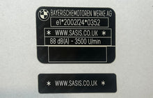 BMW Door VIN sticker