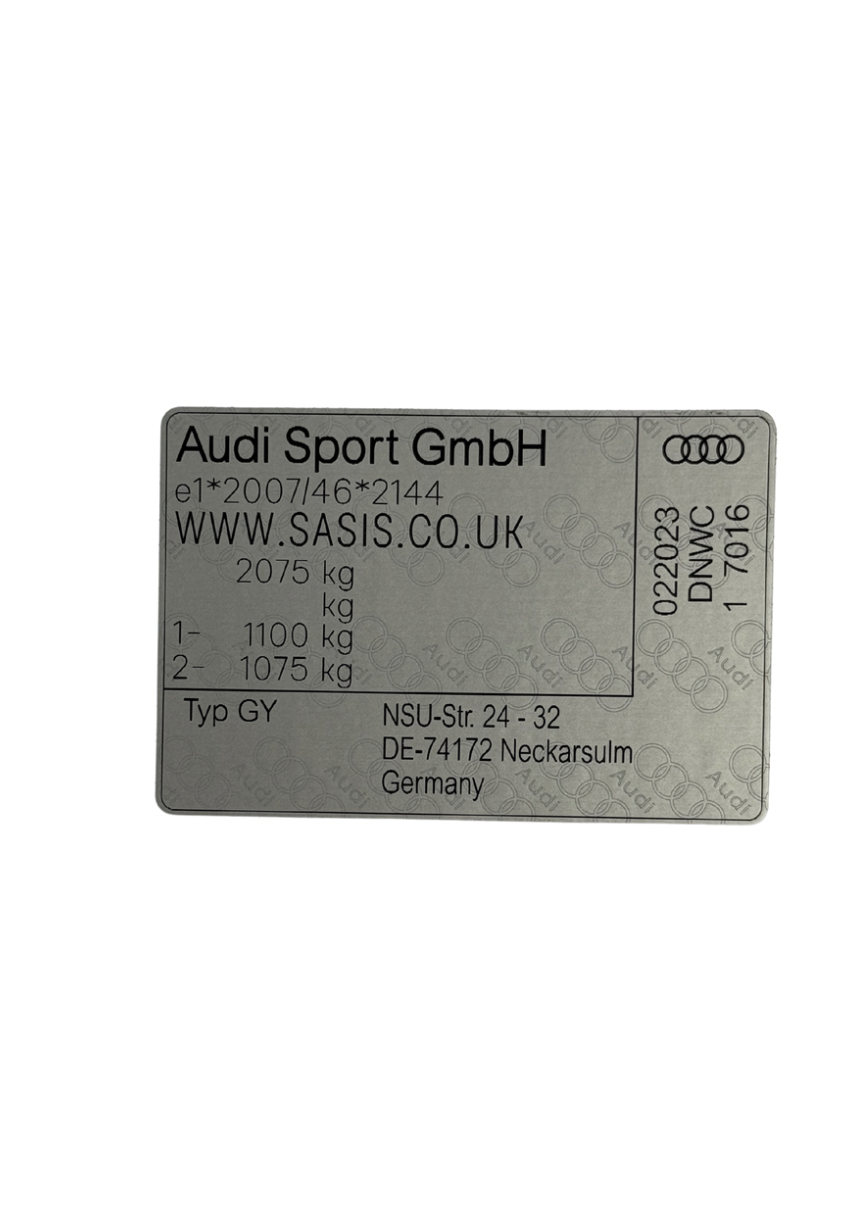 AUDI RS3 8Y COMPLETE KIT VIN STICKERS