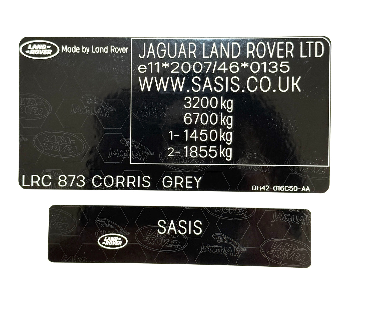 OLD RANGE ROVER  VIN STICKERS