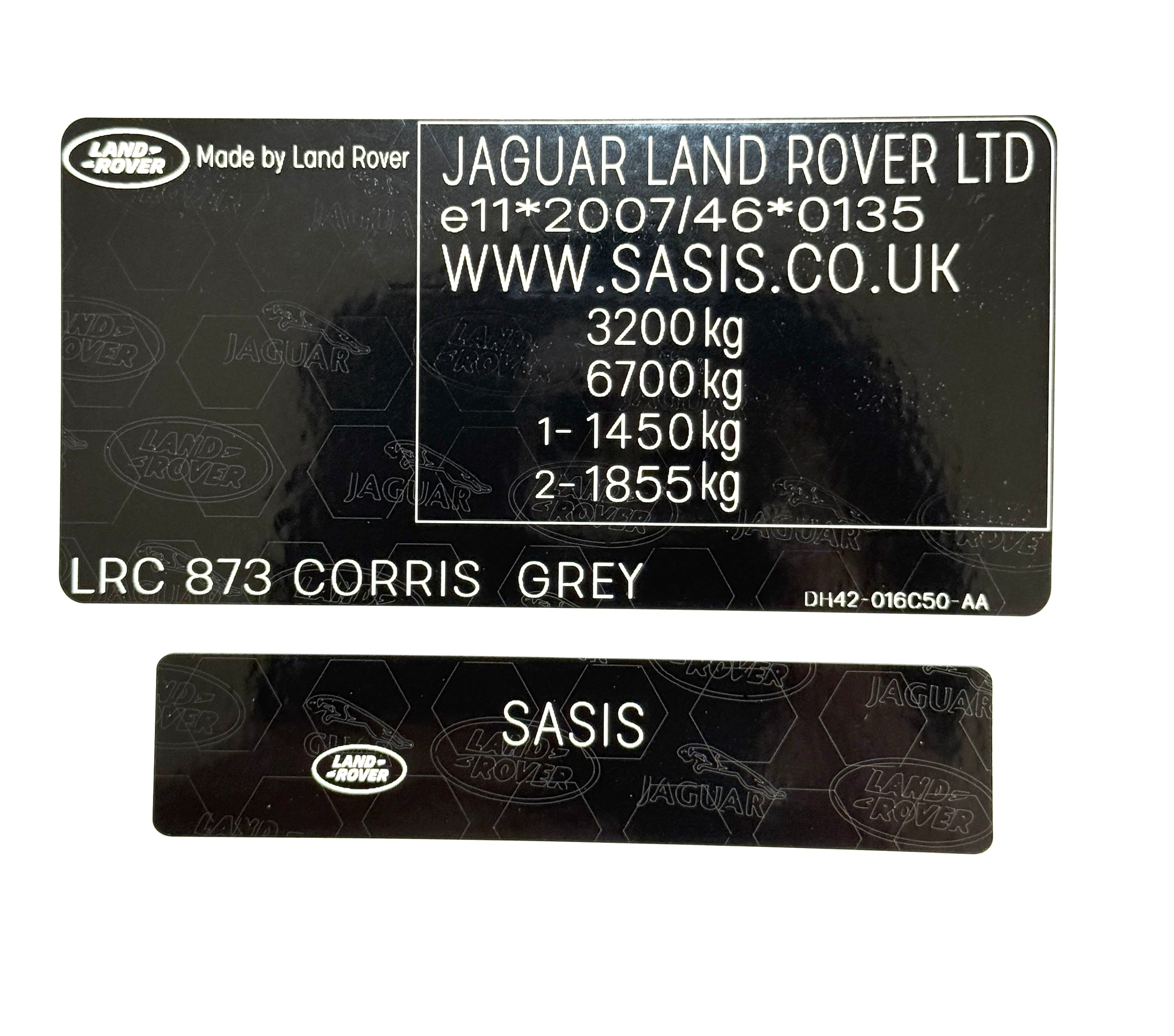 OLD RANGE ROVER  VIN STICKERS