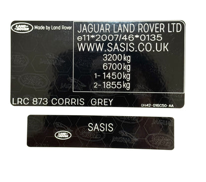 OLD RANGE ROVER  VIN STICKERS