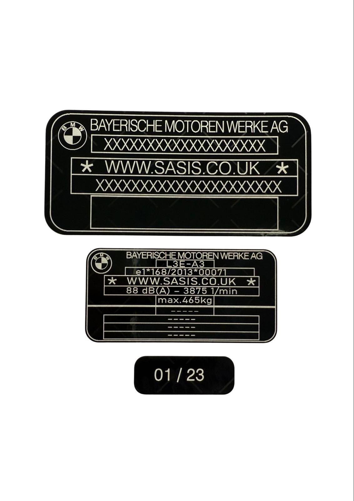 GS BMW VIN STICKERS MOTORCYCLE